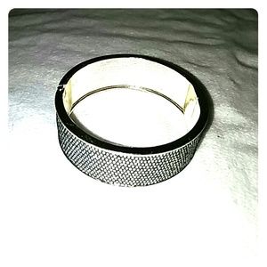 Betsey Johnson Silver Snake skin bracelet