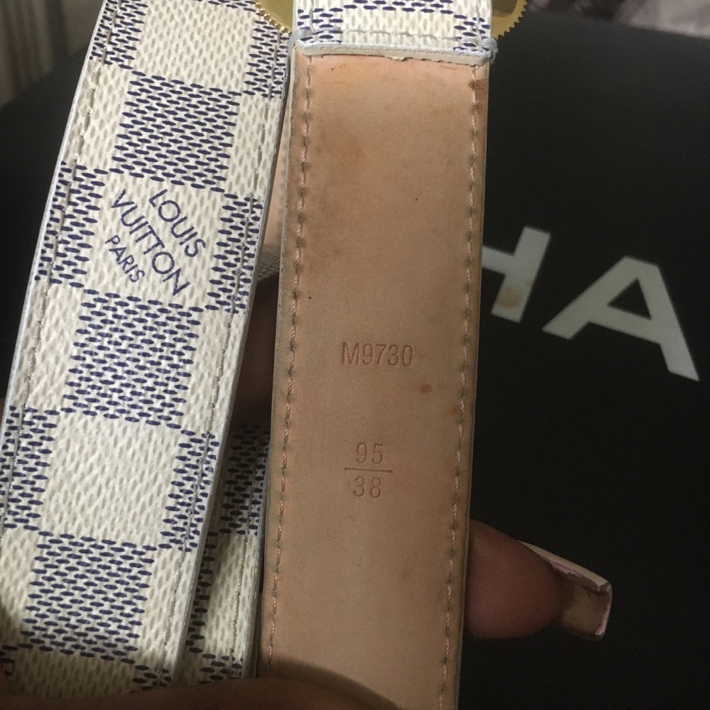 Louie belt worn twice now too big