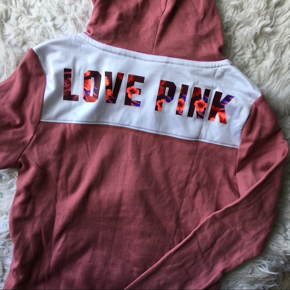 *SOLD* VS Pink Tropical Begonia Full Zip - Picture 4 of 5