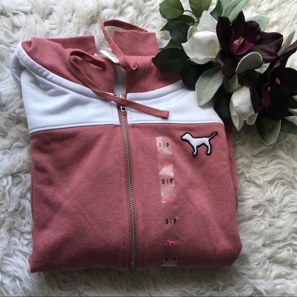 *SOLD* VS Pink Tropical Begonia Full Zip - Picture 2 of 5