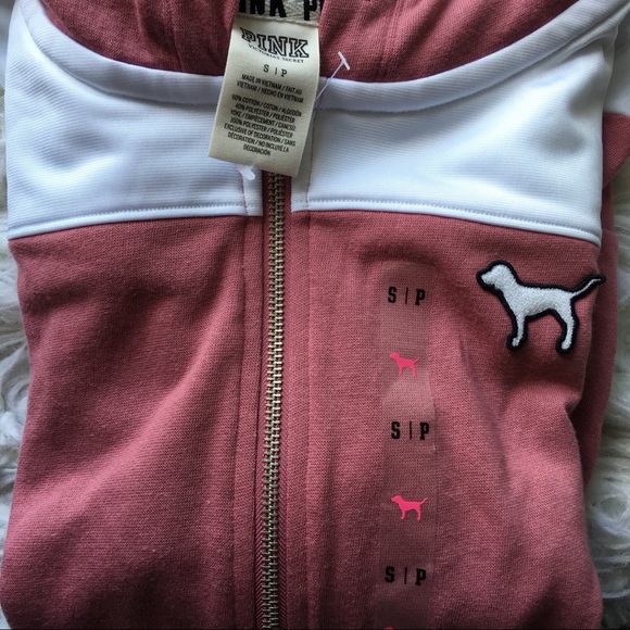 *SOLD* VS Pink Tropical Begonia Full Zip - Picture 5 of 5