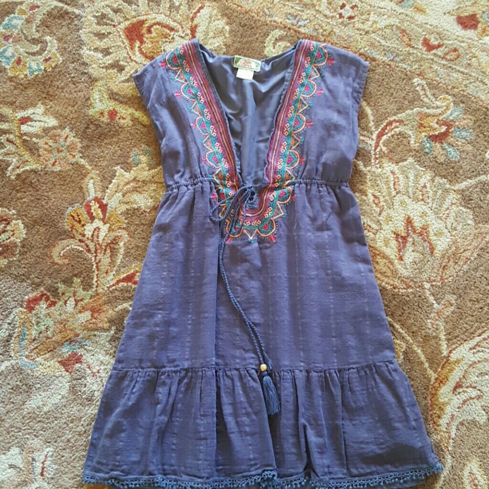 Sleeveless high waist cinch dress