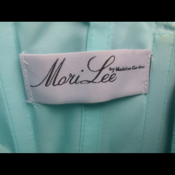 Blue Sequin Prom Dress - Picture 6 of 6