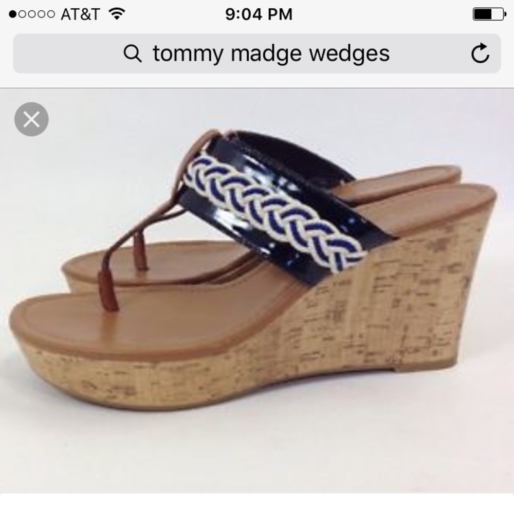 Tommy Hilfiger Madge Nautical wedge sandals
