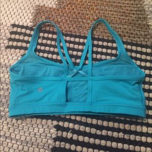 light blue lulu lemon sports bra