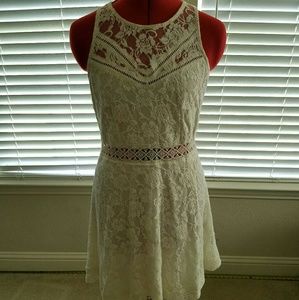 Adorable cream lace dress