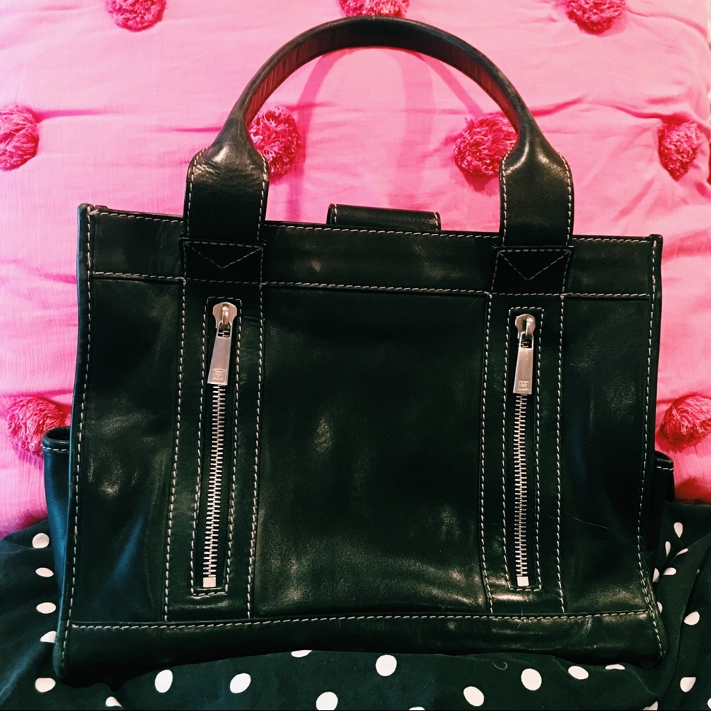 Michael Kors black leather purse