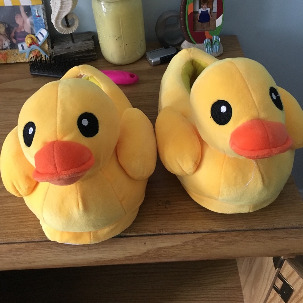 Rubber Duckie Slippers!