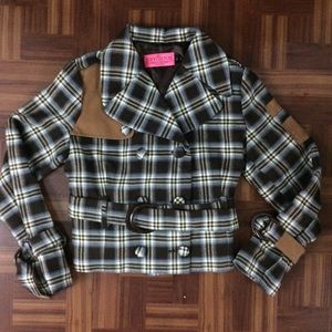 Juicy Couture Cropped 3/4 Sleeve Trench