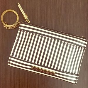 Henri Bendel Striped Mini Zip