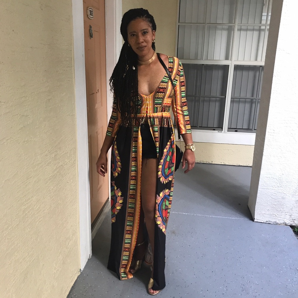 dashiki inspired top