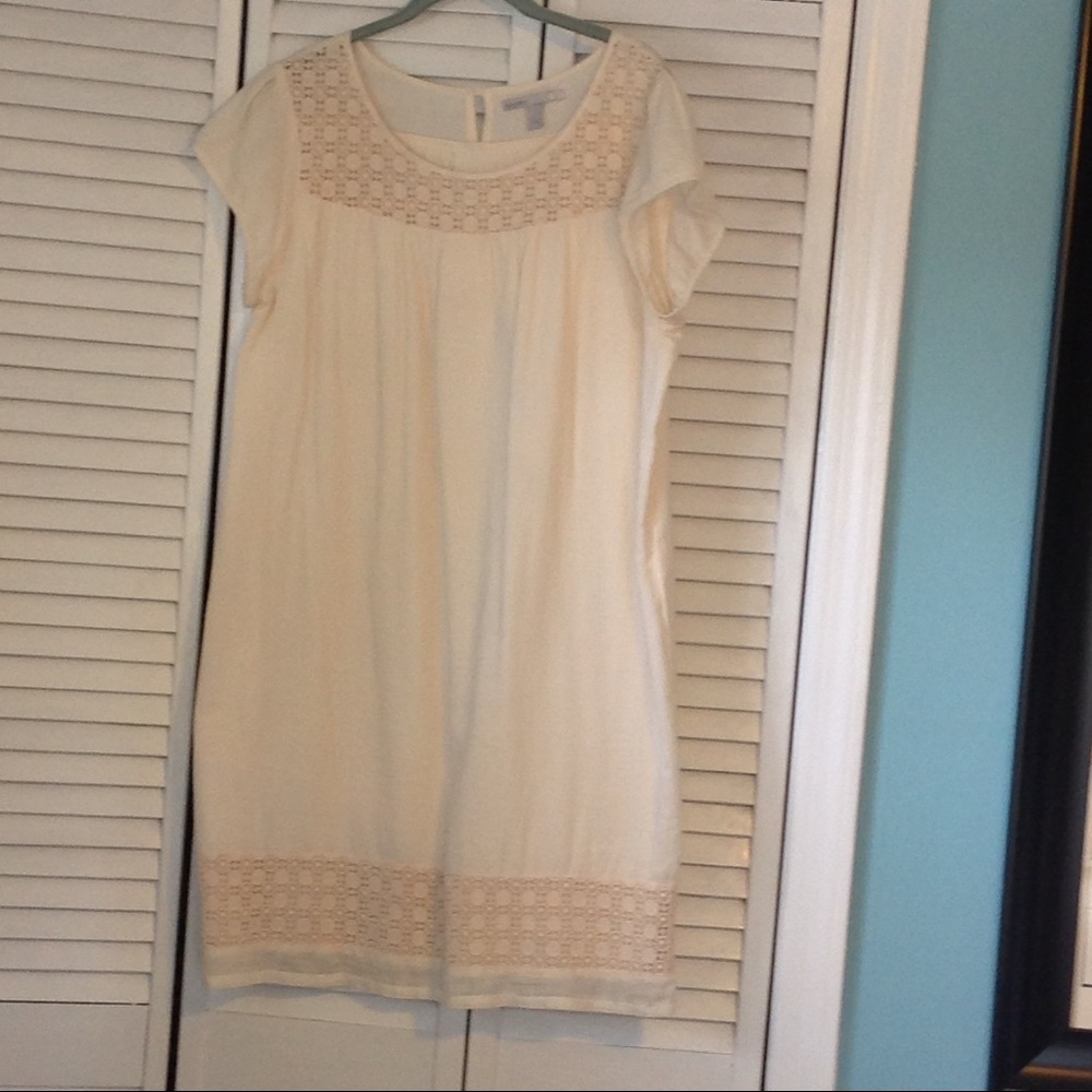 Ivory Cotton Lace Dress