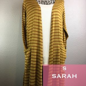 Lularoe Small mustard striped Sarah