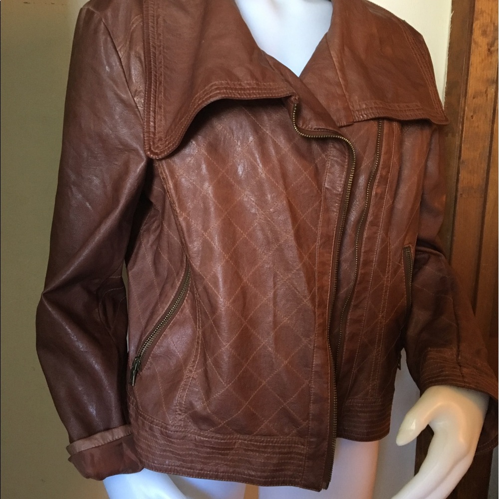 American rag leather like jacket like new