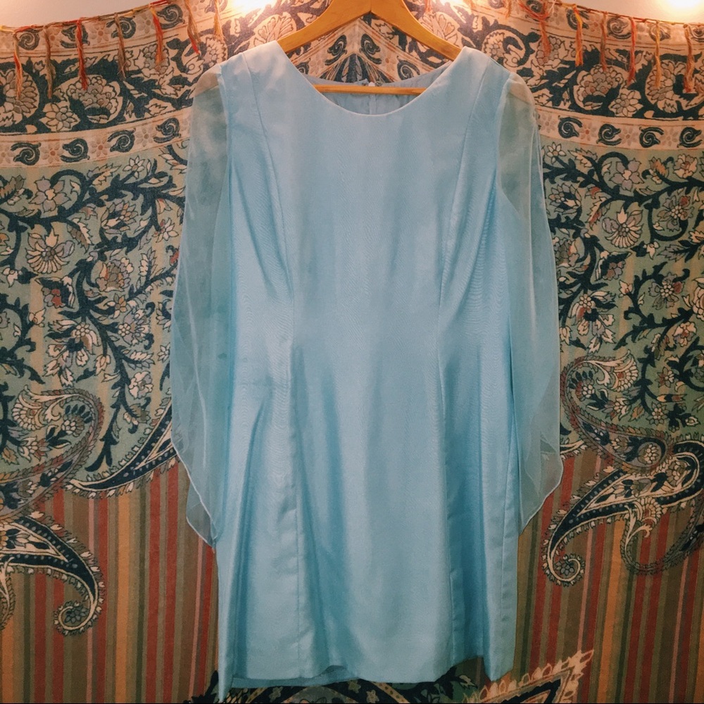 👗Handemade Baby Blue Dress 👗