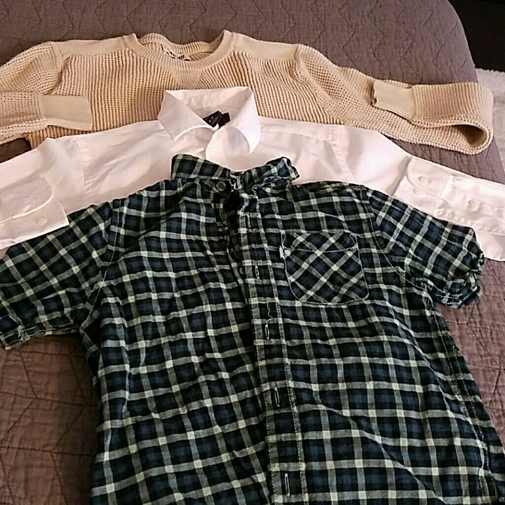 S-M 6/7/8 boys dress shirt bundle