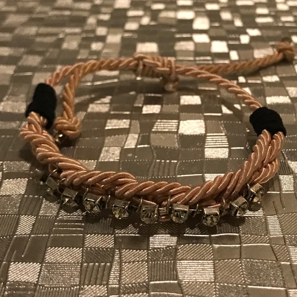 Buy 1 Get 1 - Light Pink Rope &  Gem Wrap Bracelet