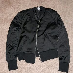 Nwot Black bomber jacket