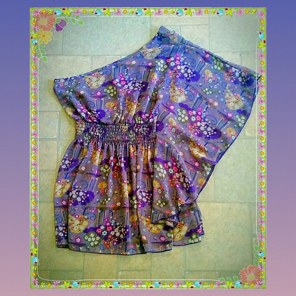 Mitto to the World Tops - ONE SHOULDER SHEER TOP