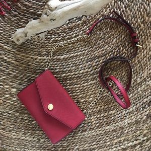 Michael Kors Saffiano Wallet in a Chain