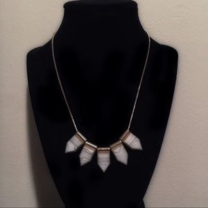H&M Marble and Gold Detail Necklace