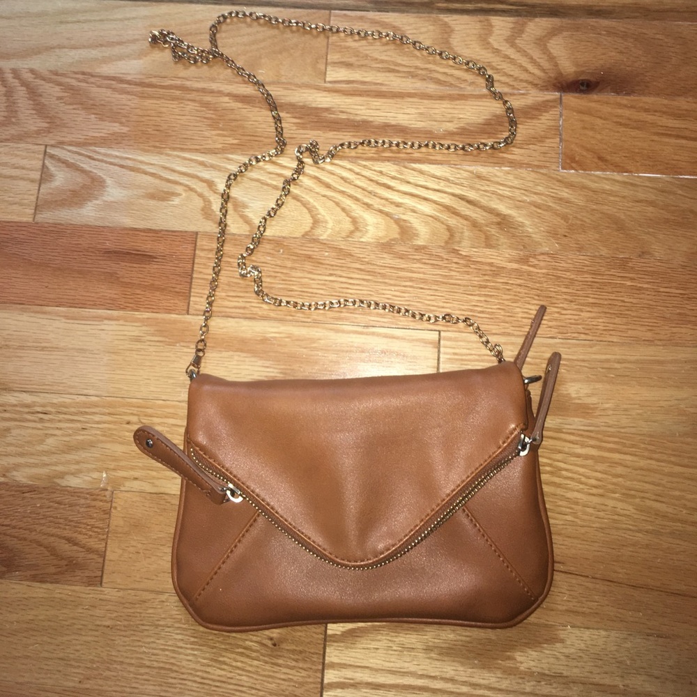 Tan crossbody bag