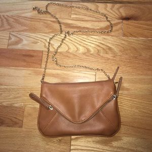 Tan crossbody bag