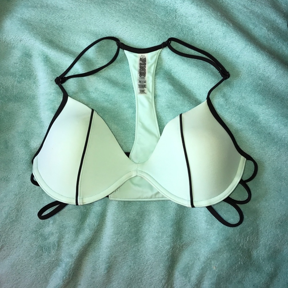 PINK strappy bikini top