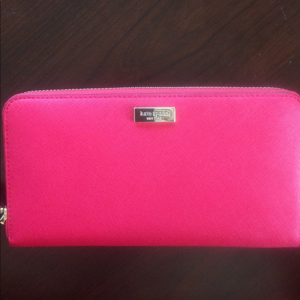 Kate Spade Newbury Lane Neda Wallet in Desert Rose