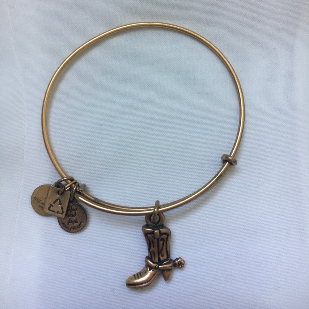 Alex & Ani Cowboy Boot bangle