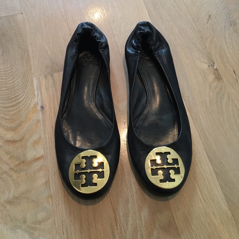 Tory Burch black flats 9.5