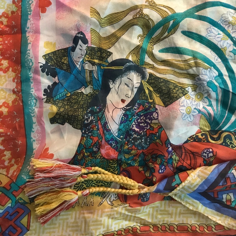 Johnny Was Silk Scarf