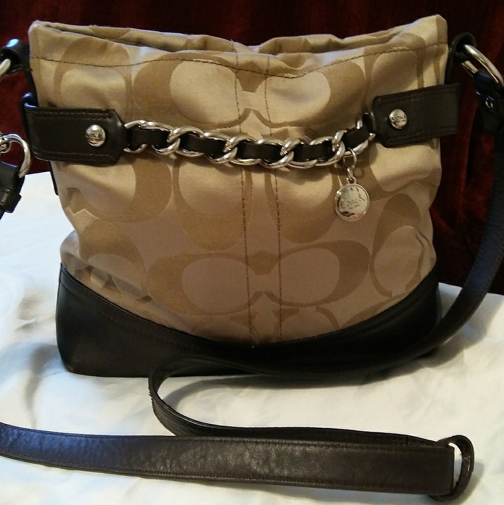 Coach cross body Tan No.K1173-F18862