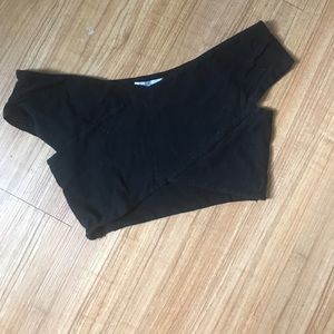 Black Off the Shoulder Crop Top- FINAL MARKDOWN