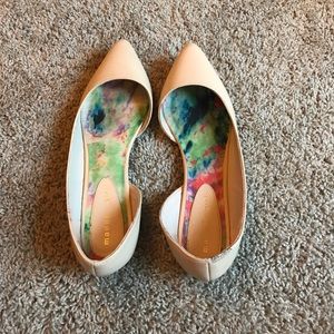 Madden Girl Nude Flats size 8