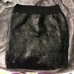 Sequin bodycon skirt