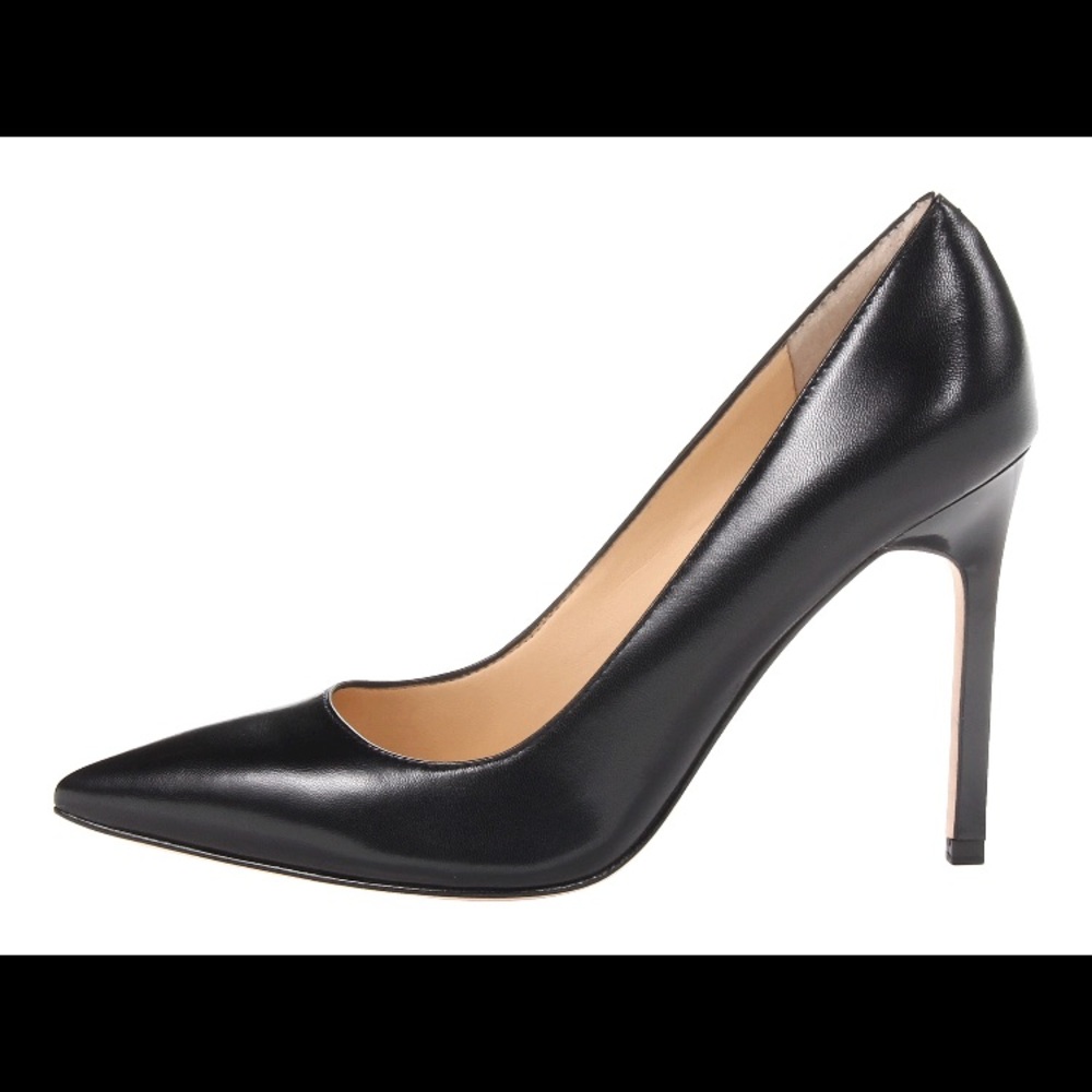 Ivanka Trump Carra Black Leather Pump