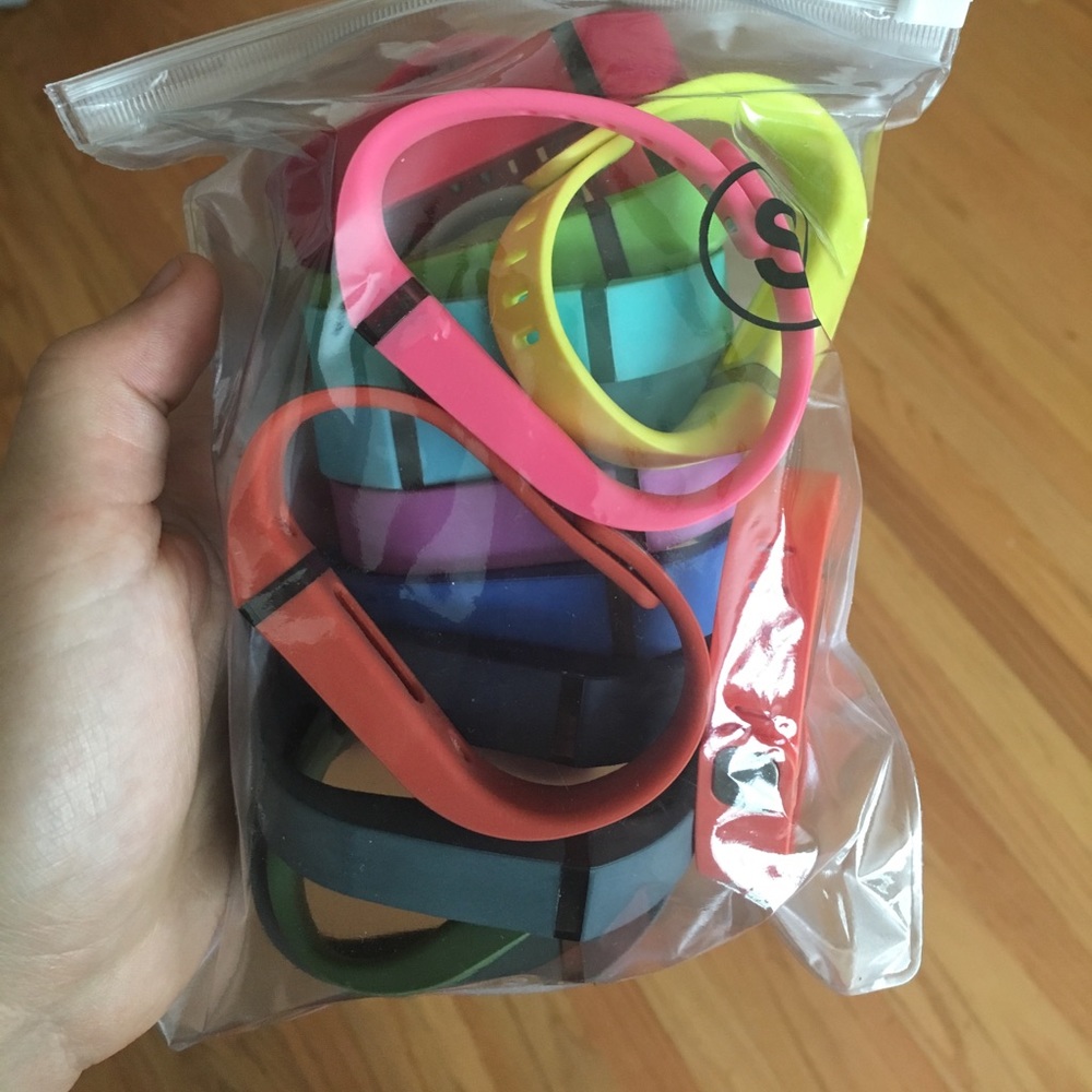 Assorted color FitBit bands