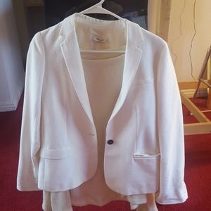 Madewell Duskfall Blazer in Pure White