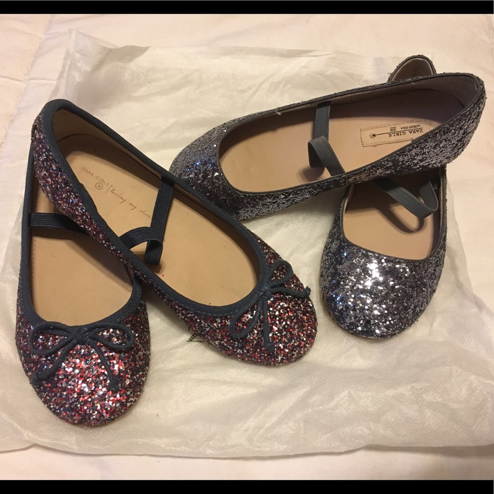 ZARA GLITTER SHOE BUNDLE SIZE 10.5