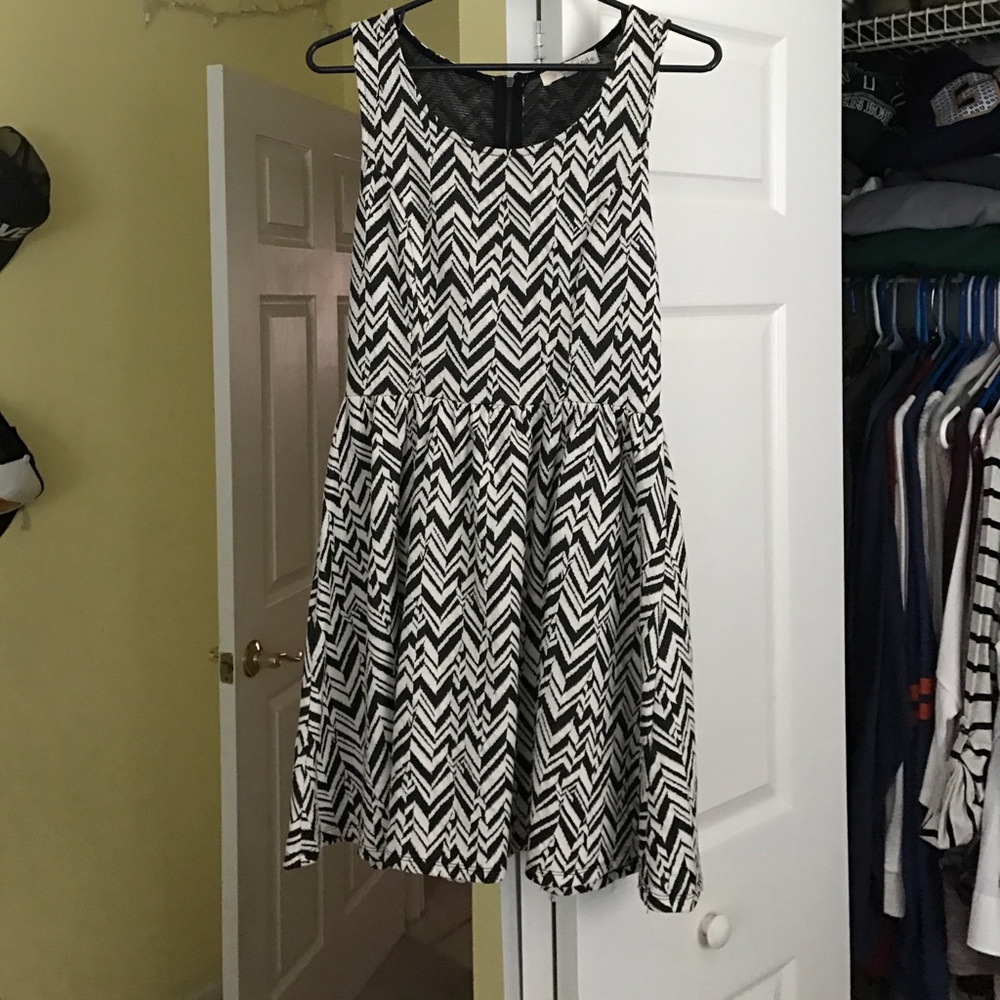 Black and White mini dress