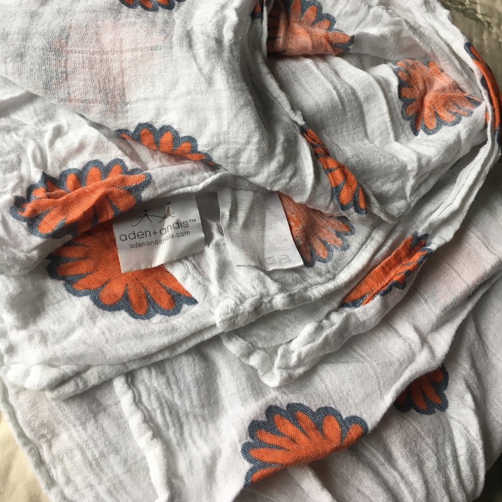 Aden + Anais Bamboo Swaddle EUC
