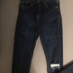 Topshop Jamie high waisted stretch jeans