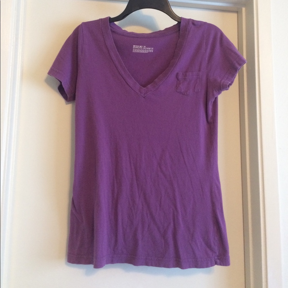 Purple tee