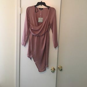 PRICE DROP Missguided Satin Wrap Dress