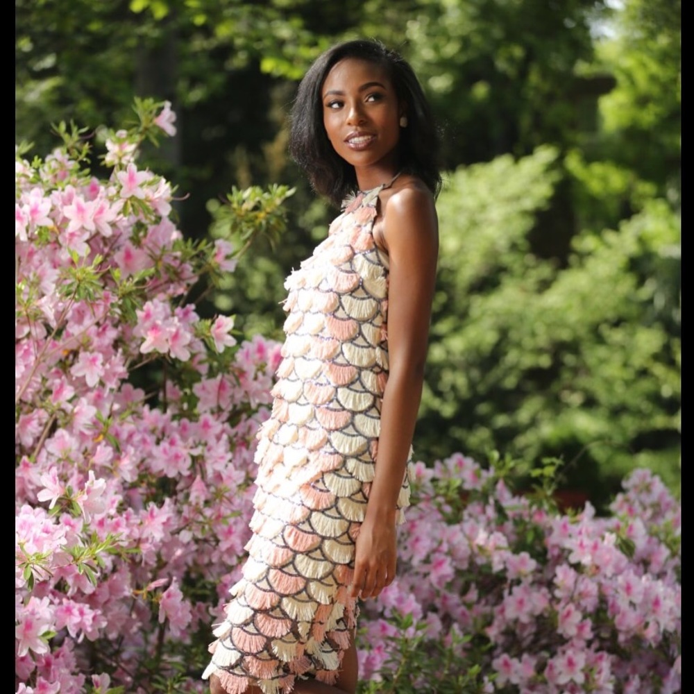 Frill Halter Dress