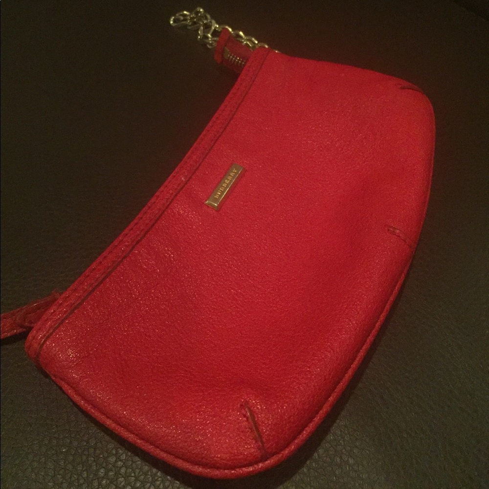 Burberry Buffalo Leather Clutch / Wristlet