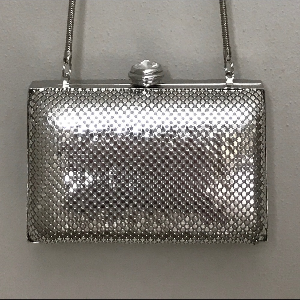NEW!!! La Regale Silver Clutch