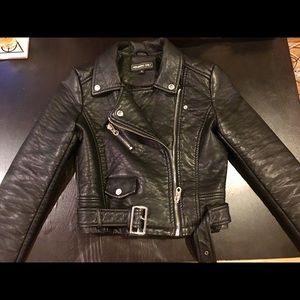Faux leather jacket