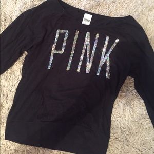 Victoria secret long sleeve sequin shirt